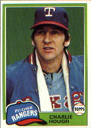 1981 Topps Baseball Cards      371     Charlie Hough
